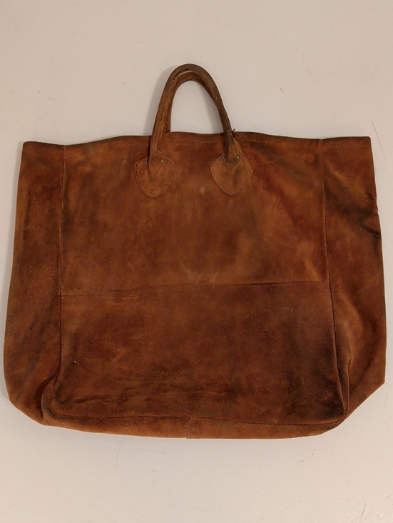 L.L. Bean Handbags - Vintage L.L. Bean Large Rust Brown Suede Leather Duffel Tote